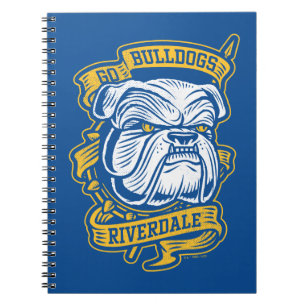 Go Bulldogs - Riverdale Mascot Banner Notizblock