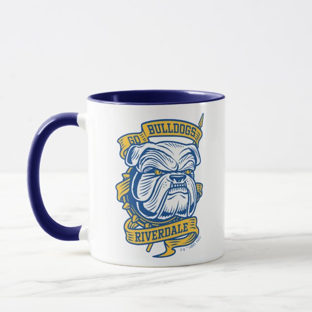 Go Bulldogs - Riverdale Mascot Banner Tasse (Links)