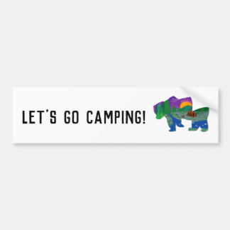 Go-Camping lassend Autoaufkleber