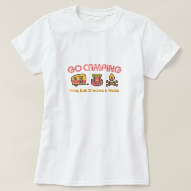 Go Camping Women's Basic T - Shirt (Design vorne)