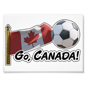 Go, Canada Soccer Fan Fotodruck