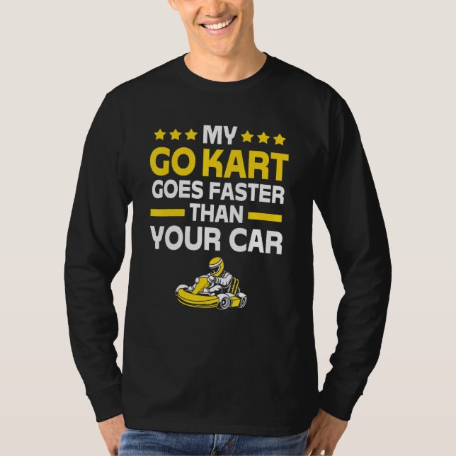 Go Cart Racer Go Kart T-Shirt (Vorderseite)