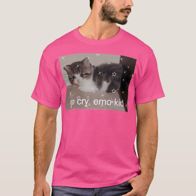 Go Cry Emo Kid T-Shirt (Vorderseite)