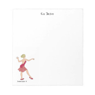 Go Dance Note Pad Notizblock