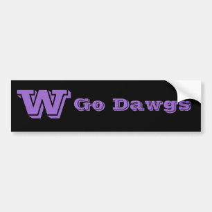 Go Dawgs Autoaufkleber