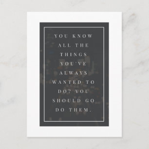 Go Do ihnen Postcard Postkarte