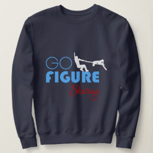 Go Figure Skaten lustig elegant Sweatshirt