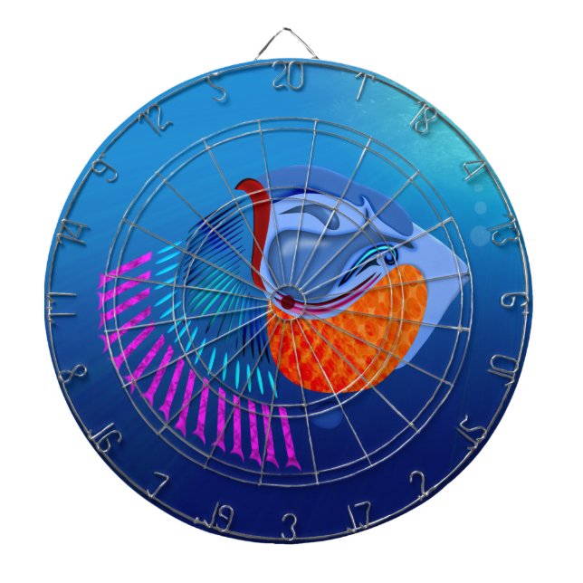 Go Fish Dartscheibe (vorne)