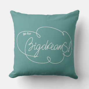 Go for BIG DREAMS - Bold Cloud S- W Kissen