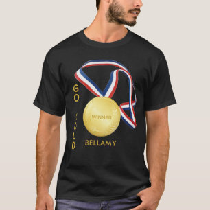 Go For Gold Sports Award Add Name Unisex T-Shirt