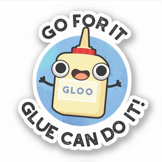 Go for it Leim kann es lustige Kleber Puppe machen (Vorderseite)