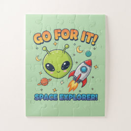 Go For It! Space Explorer - Cute Alien Puzzle