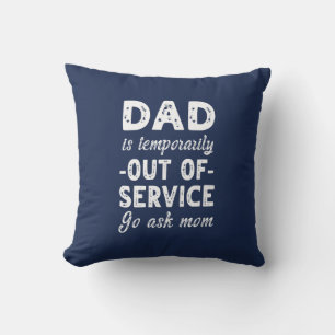 Go frag Mama lustige Väter Tagesgeschenk für Papa Kissen