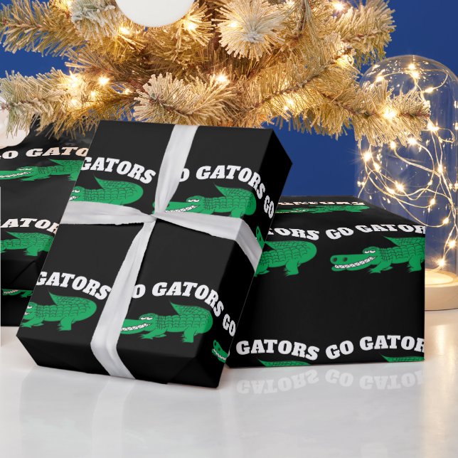 GO GATOREN ALLIGATOR  GESCHENKPAPIER (Feiertage)