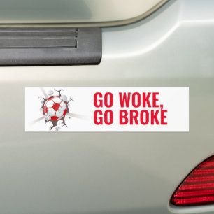 Go Geweckt Go Broke Autoaufkleber