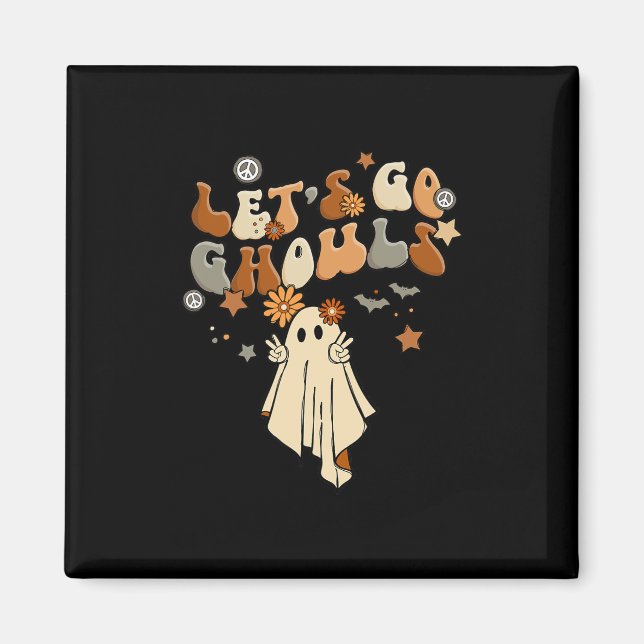 Go Ghouls Comfy Halloween Cosy Autum Fall Magnet (Vorne)