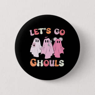Go Ghouls Halloween Ghost Outfit Kostüm Retro Gro Button