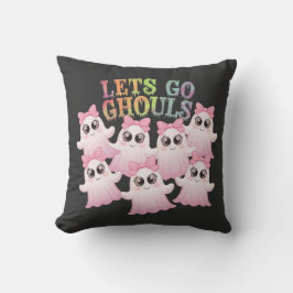 Go Ghouls lass - Niedlich & Funny Halloween Design Kissen