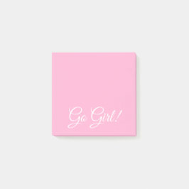 Go Girl Hübsch Pink Post-it Klebezettel