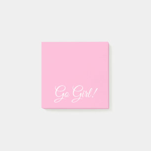 Go Girl Hübsch Pink Post-it Klebezettel