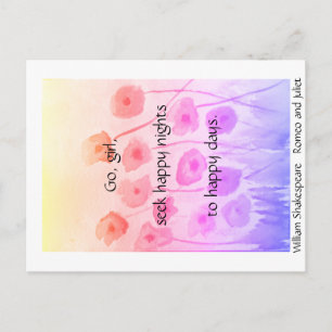 Go, Girl... (Romeo und Julia) Postkarte
