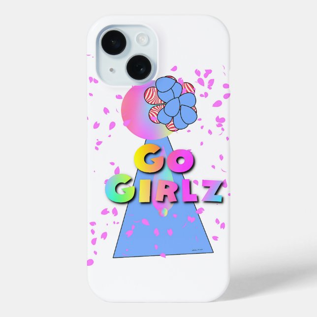 GO GIRLZ Spaß Kinder Case-Mate iPhone Hülle (Rückseite)