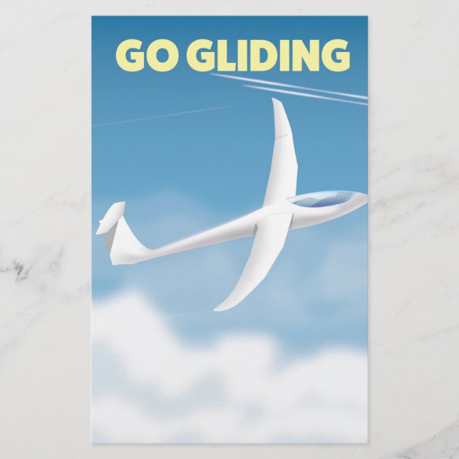 Go Gliding Briefpapier (Vorderseite)