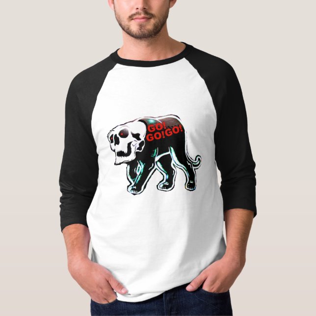 GO!GO!GO!-PantherSchädel Shirt (Vorderseite)