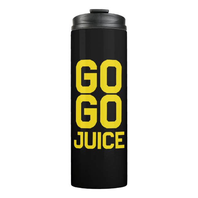 GO GO JUICE THERMOSBECHER (Vorderseite)
