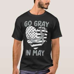 Go grau im Mai Asthma Bewusstsein Atmung Asthma W T-Shirt