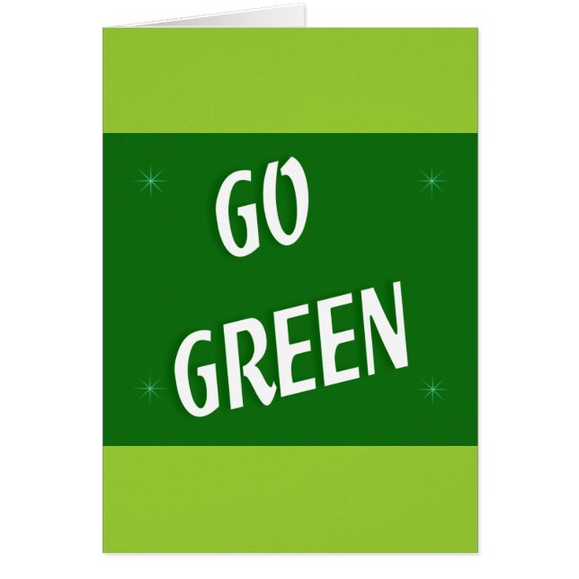 Go Green (Vorne)