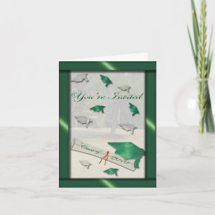 Go Green Abschluss Einladung