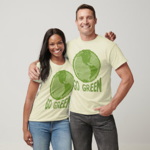 Go Green: Beängstigender Planet Erde! Rett die Wel T-Shirt