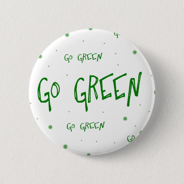 Go Green Button (Vorderseite)