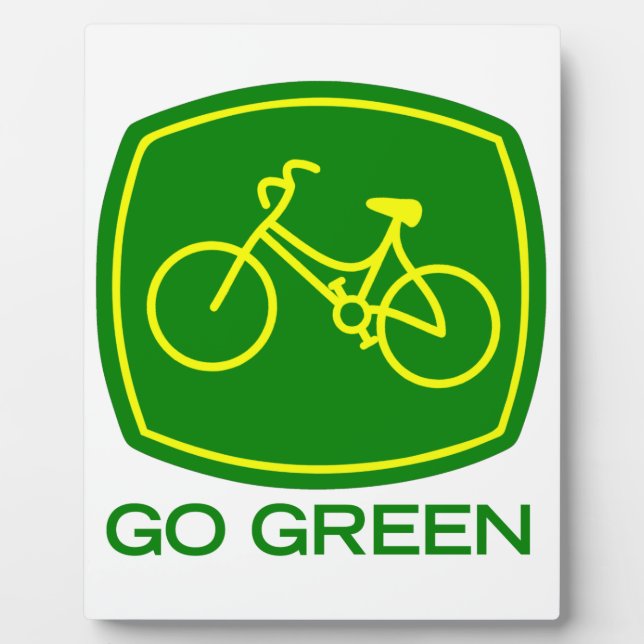Go Green Fotoplatte (Vorderseite)