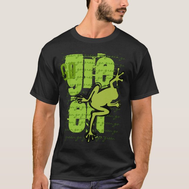 Go Green Frog T - Shirt (Vorderseite)
