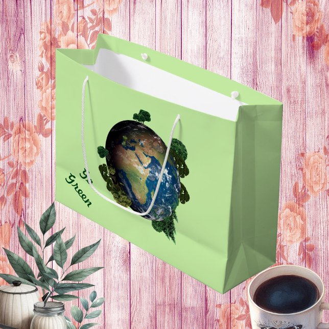 Go Green Gardeners Große Geschenktüte (Go Green Gardeners Large Gift Bag)