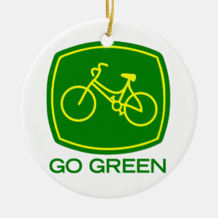 Go Green Keramikornament