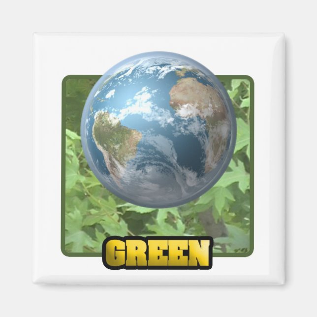 Go Green Magnet (Vorne)