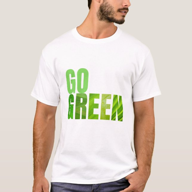 Go Green T-Shirt (Vorderseite)