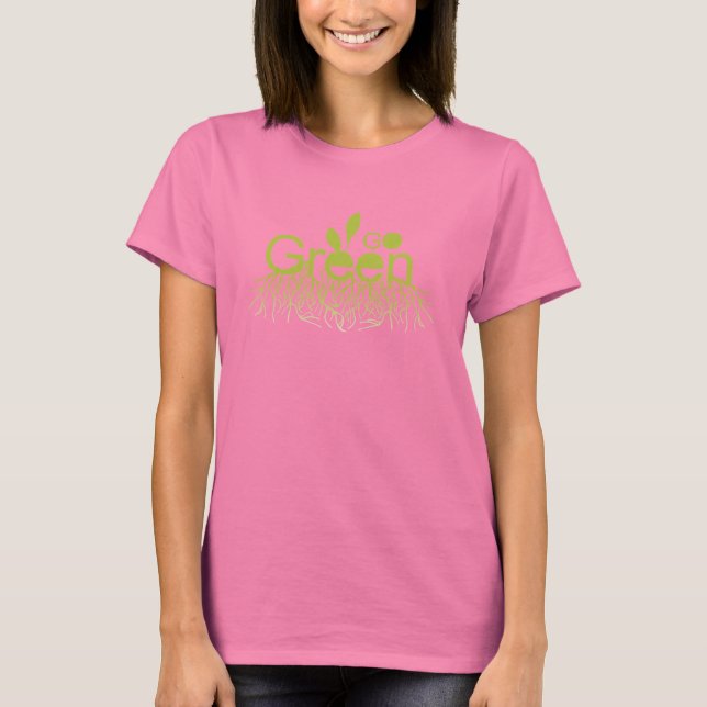 Go Green T - Shirt / Earth Day T - Shirts (Vorderseite)
