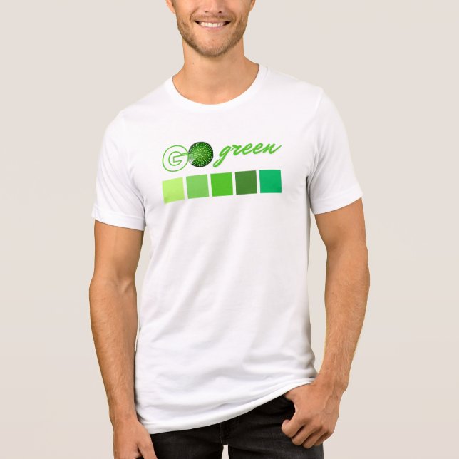 Go Green Tri-Blend Shirt (Vorderseite)