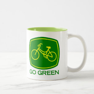 Go Green Zweifarbige Tasse