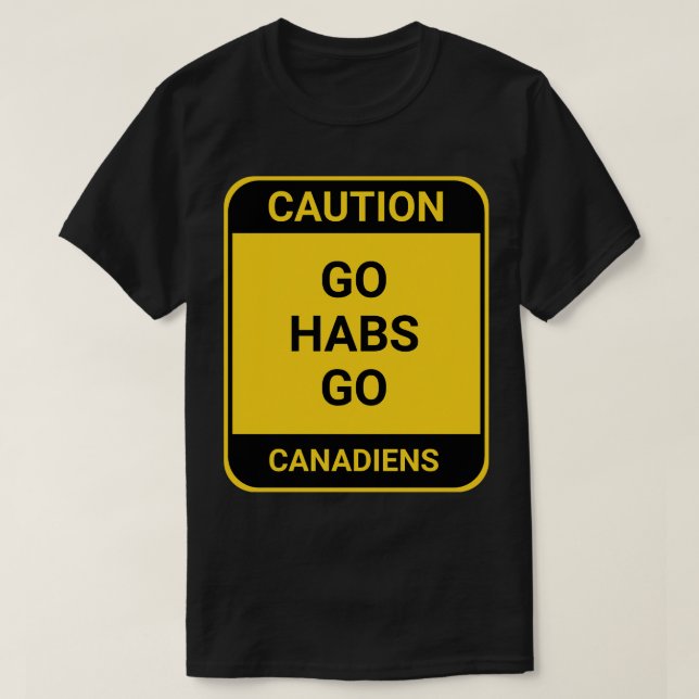 GO HABS GO T-Shirt (Design vorne)