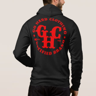 GO HARD CLOTHING ZIP HOODIE