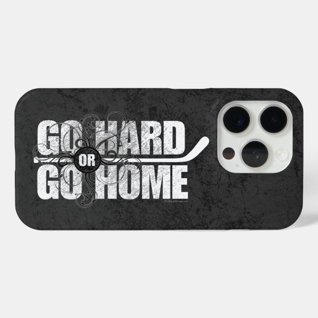 Go Hard oder Go Zuhause (Hockey) Case-Mate iPhone Hülle (Rückseite (Horizontal))