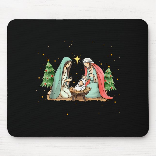 Go Jesus It's Your Birthday Christmas Christian Me Mousepad (Vorne)