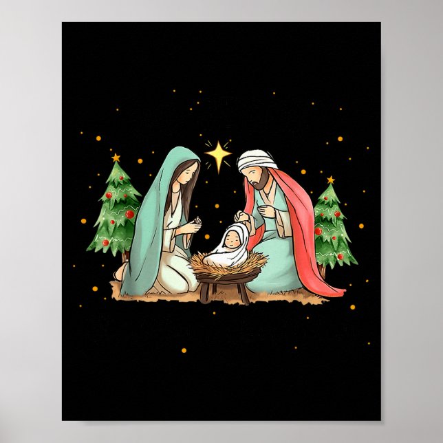 Go Jesus It's Your Birthday Christmas Christian Me Poster (Vorne)
