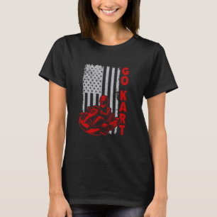 Go Kart Racing Karting Driver Enthusiasten Carting T-Shirt