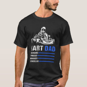 Go Kart Racing Race Car for Men Go Kart Vater T-Shirt